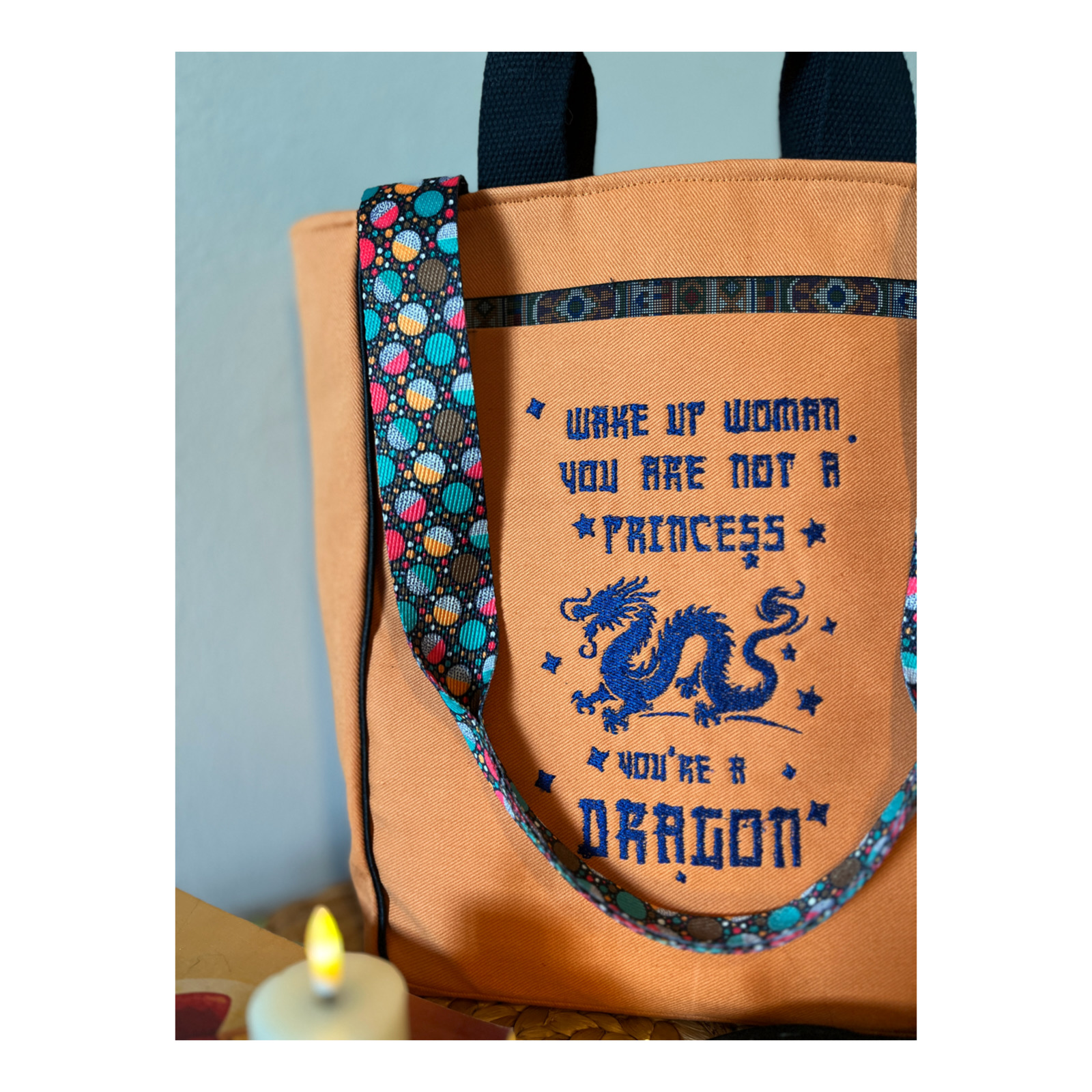 Dragon- gyank nakışlı çanta-1